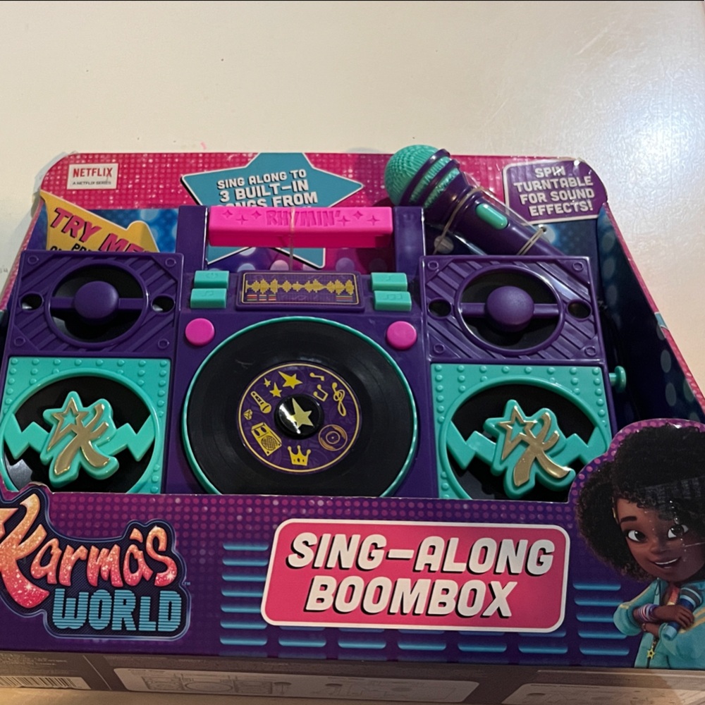 Kidi Star Karaoke Machine - Purple and Teal